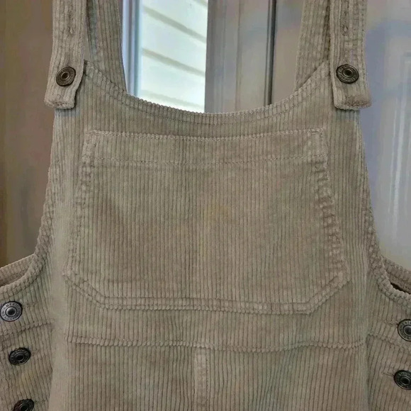 American Eagle Corduroy Beige Jumper, Sz S - Picture 6 of 10